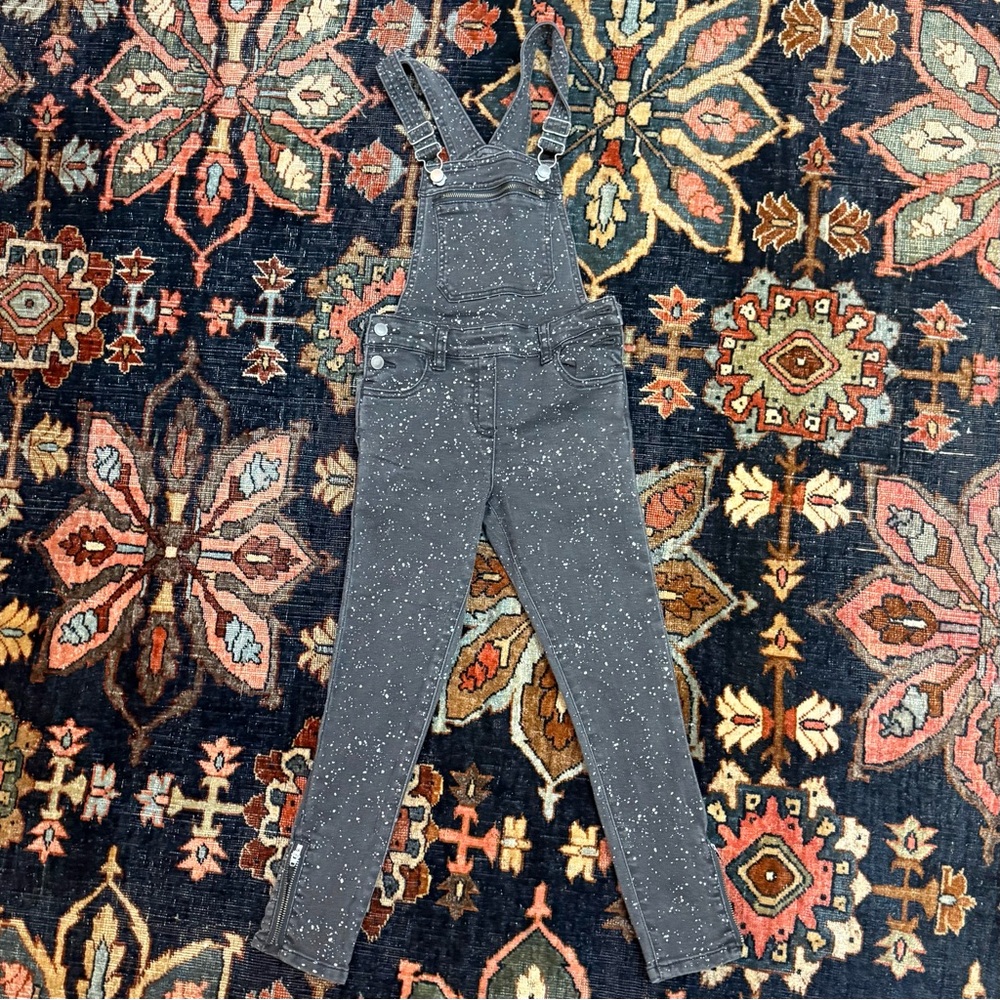 Stella McCartney Kids Black Denim Overalls size 8